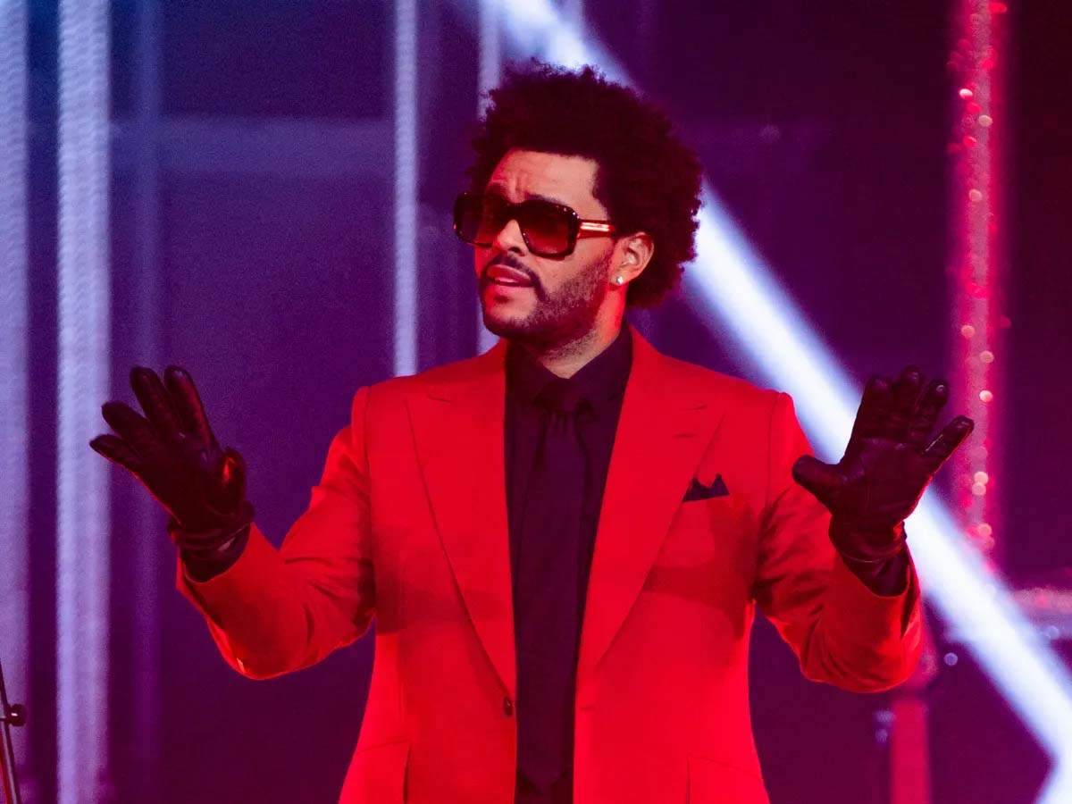 The Weeknd Red Blazer  The Weeknd Blinding Lights Outfit
