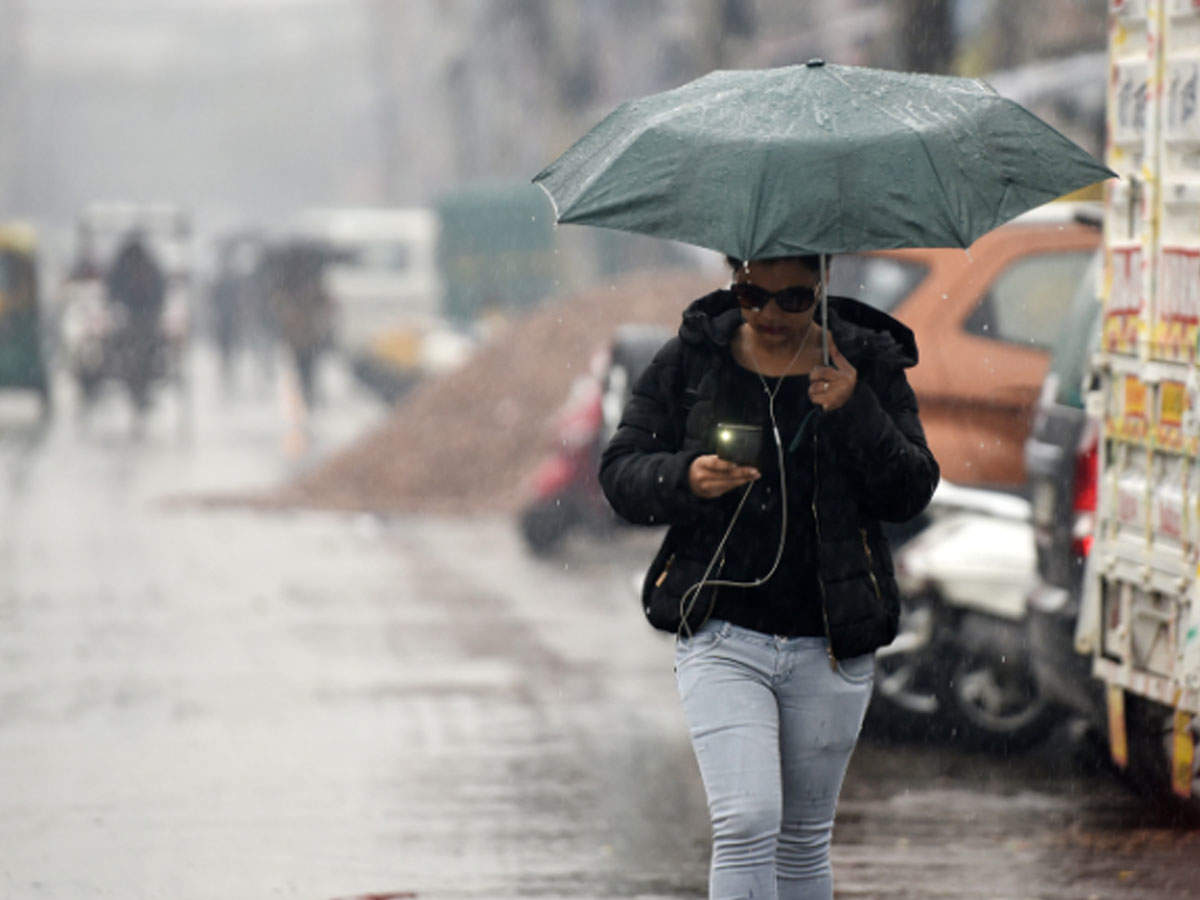 File photo of rain in Delhi