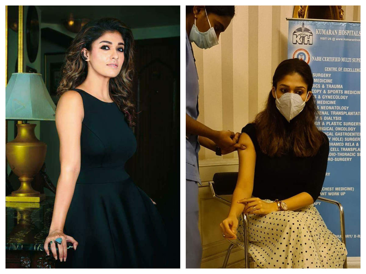 Nayanthara Vaccine Nayanthara Gets The First Jab Of The Covid 19 Vaccine Malayalam Movie News Times Of India