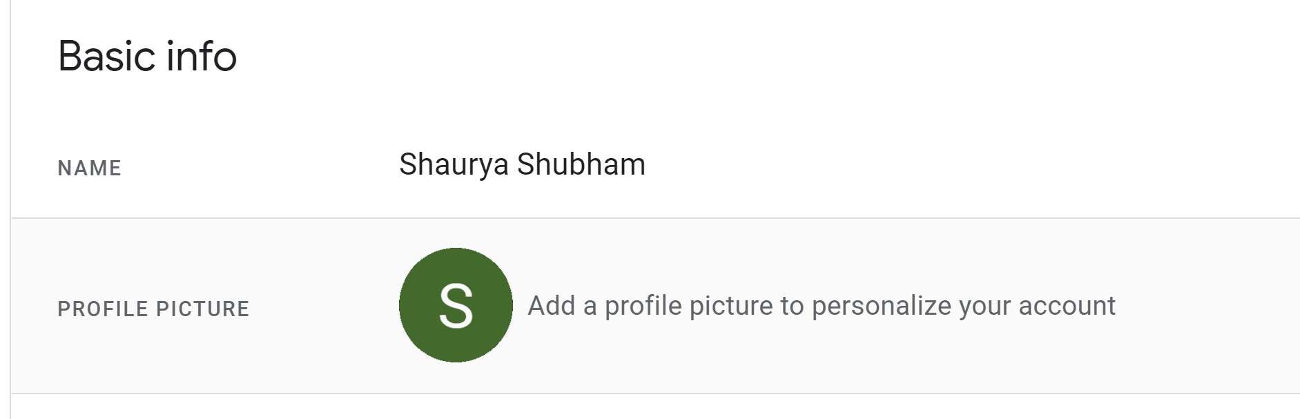 How to remove or change Google Account profile picture