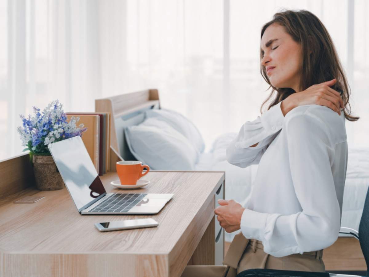 good posture working from home