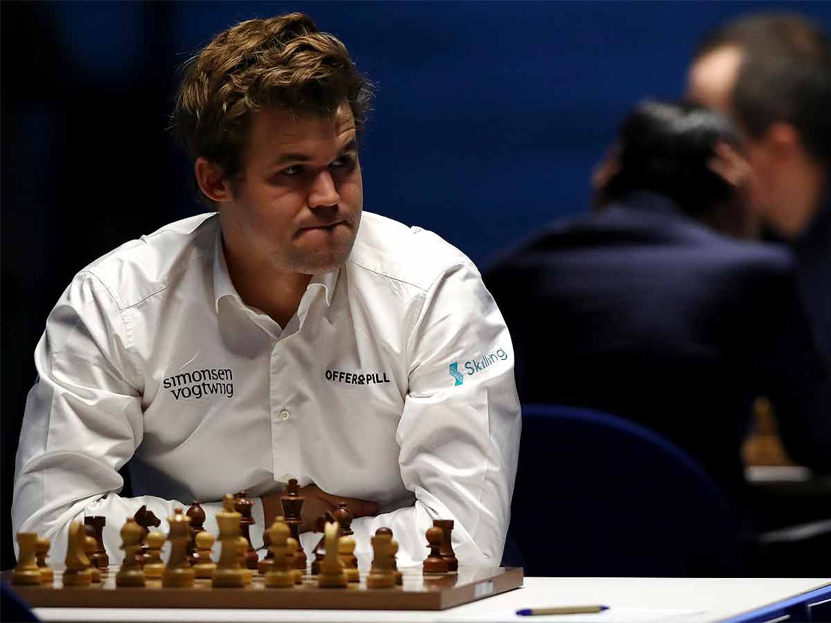 Magnus Carlsen. (Photo by Dean Mouhtaropoulos/Getty Images)