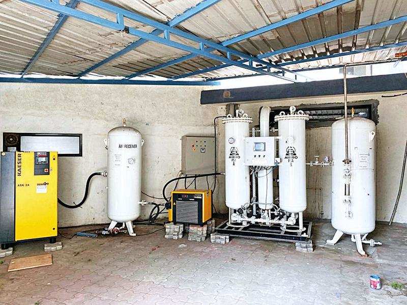 Oxygen plants installed with NRI funding in hospitals of Surat district