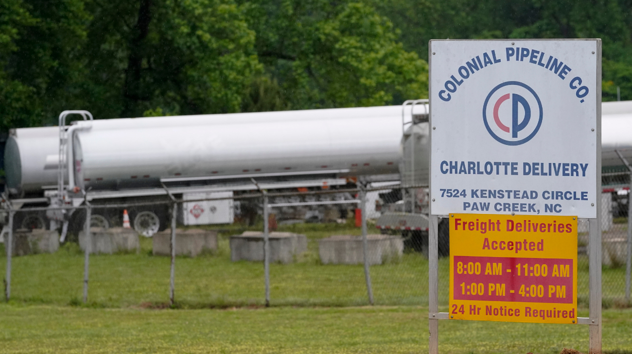 Colonial Pipeline supplies roughly half the fuel consumed on the East Coast. AP Photo