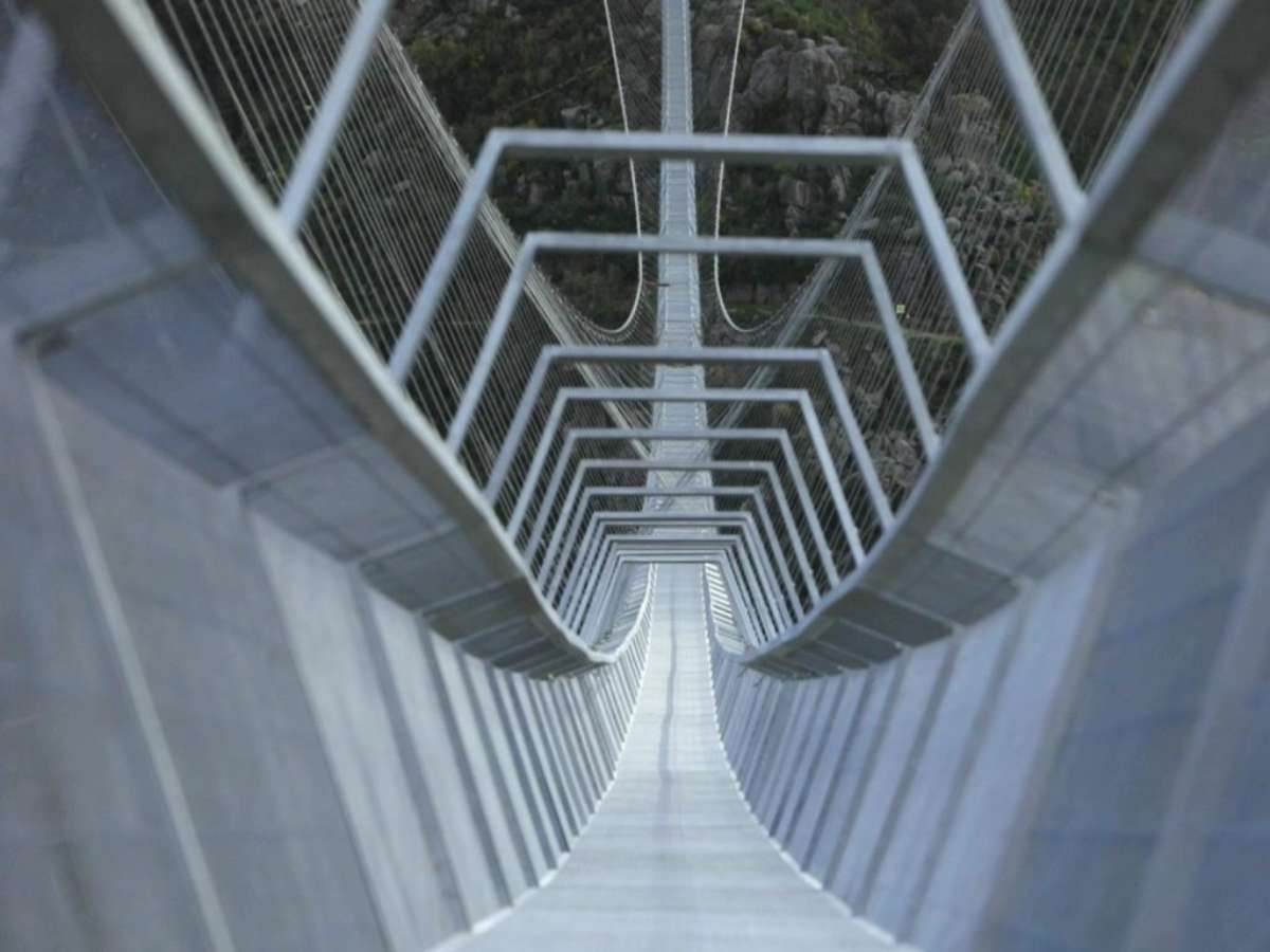 The longest suspension bridge in the world is now in Portugal