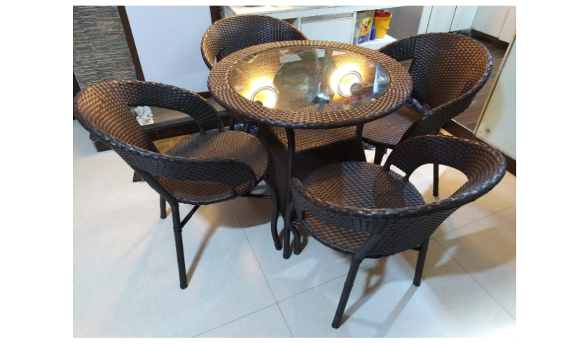 Outdoor Furniture Dining Sets For, Wrought Iron Patio Table And 4 Chairs