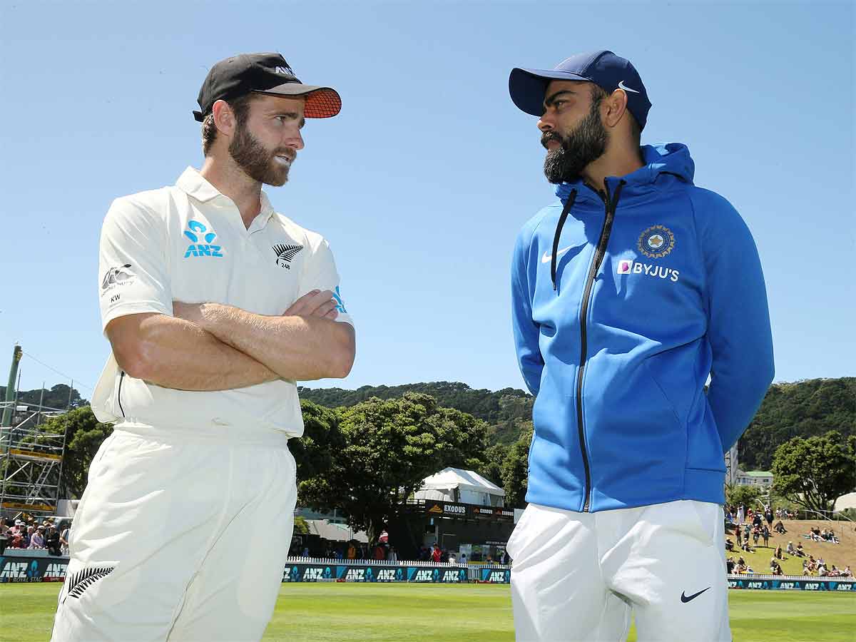 Kane Williamson and Virat Kohli. (Reuters Photo)