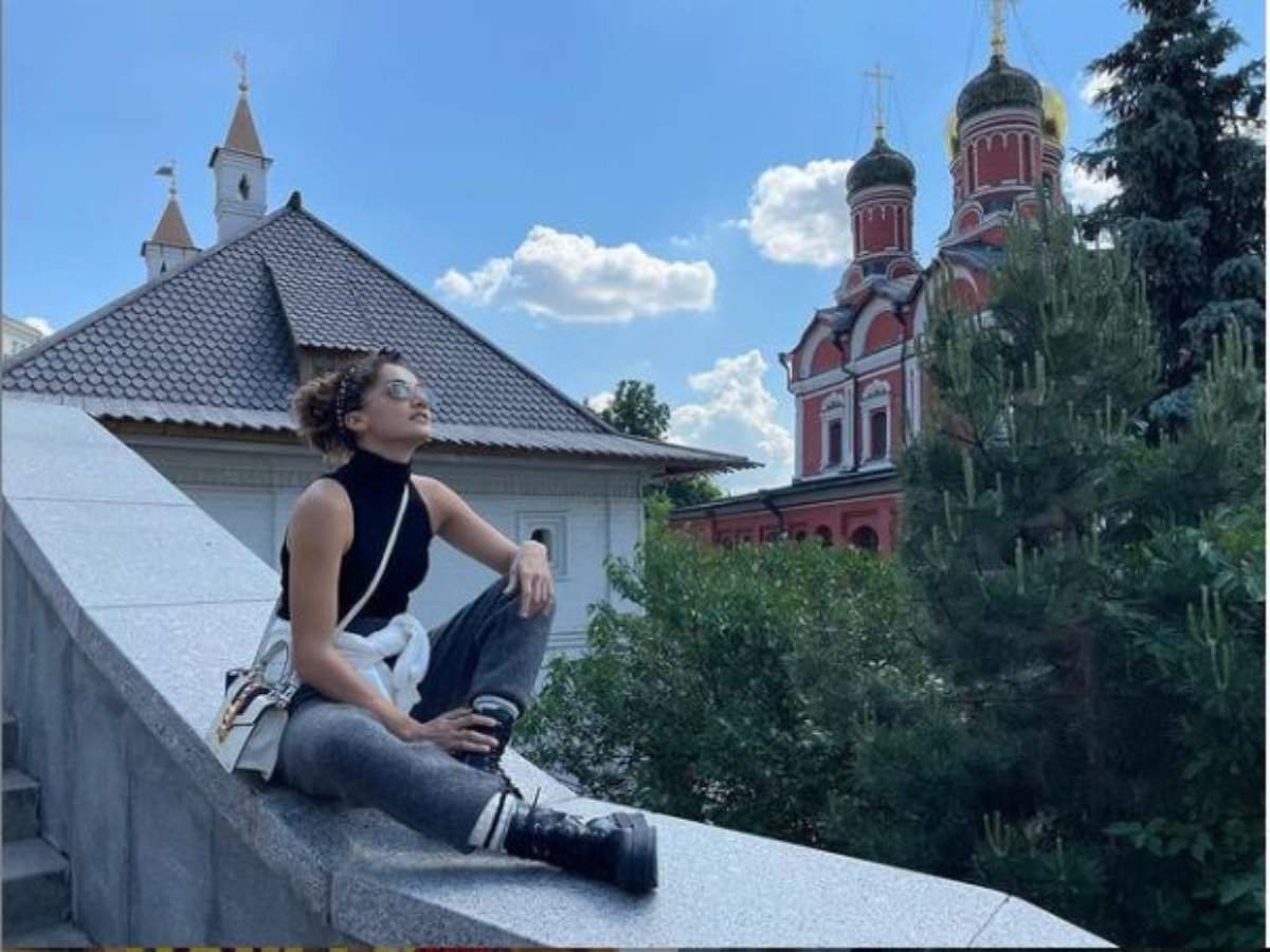 Tapsee Pannu has been having a good time in Russia