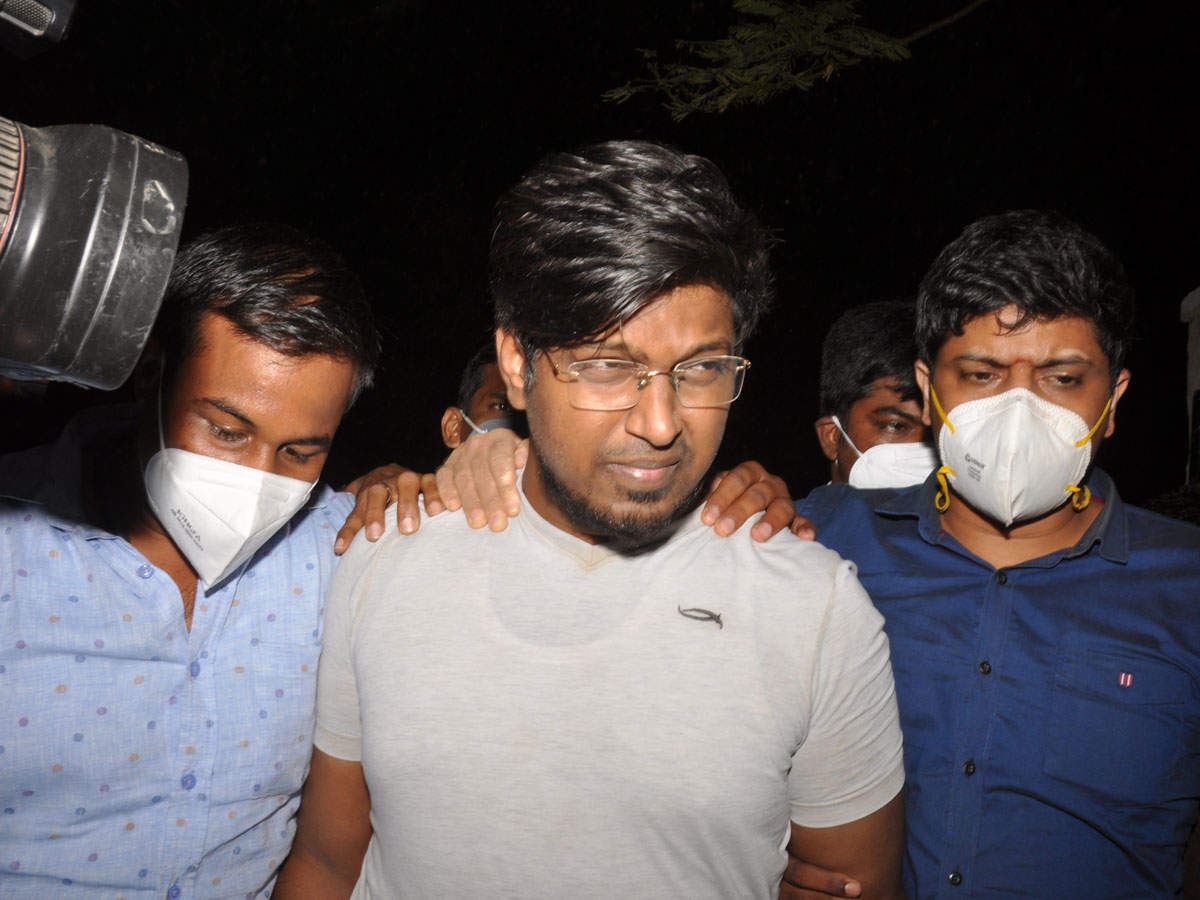 Madhan Manickam in police custody.