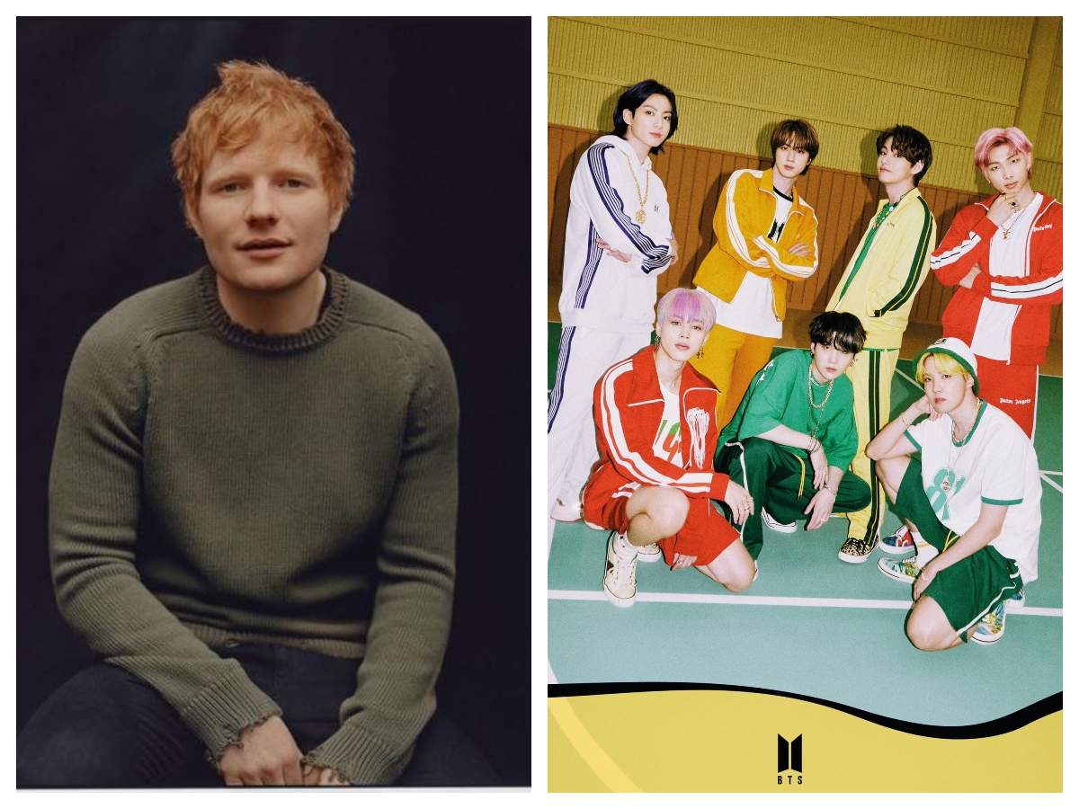 Ed Sheeran Spills Details About Permission To Dance With Bts Reveals If Any Of The Band Members Are His Favourite K Pop Movie News Times Of India