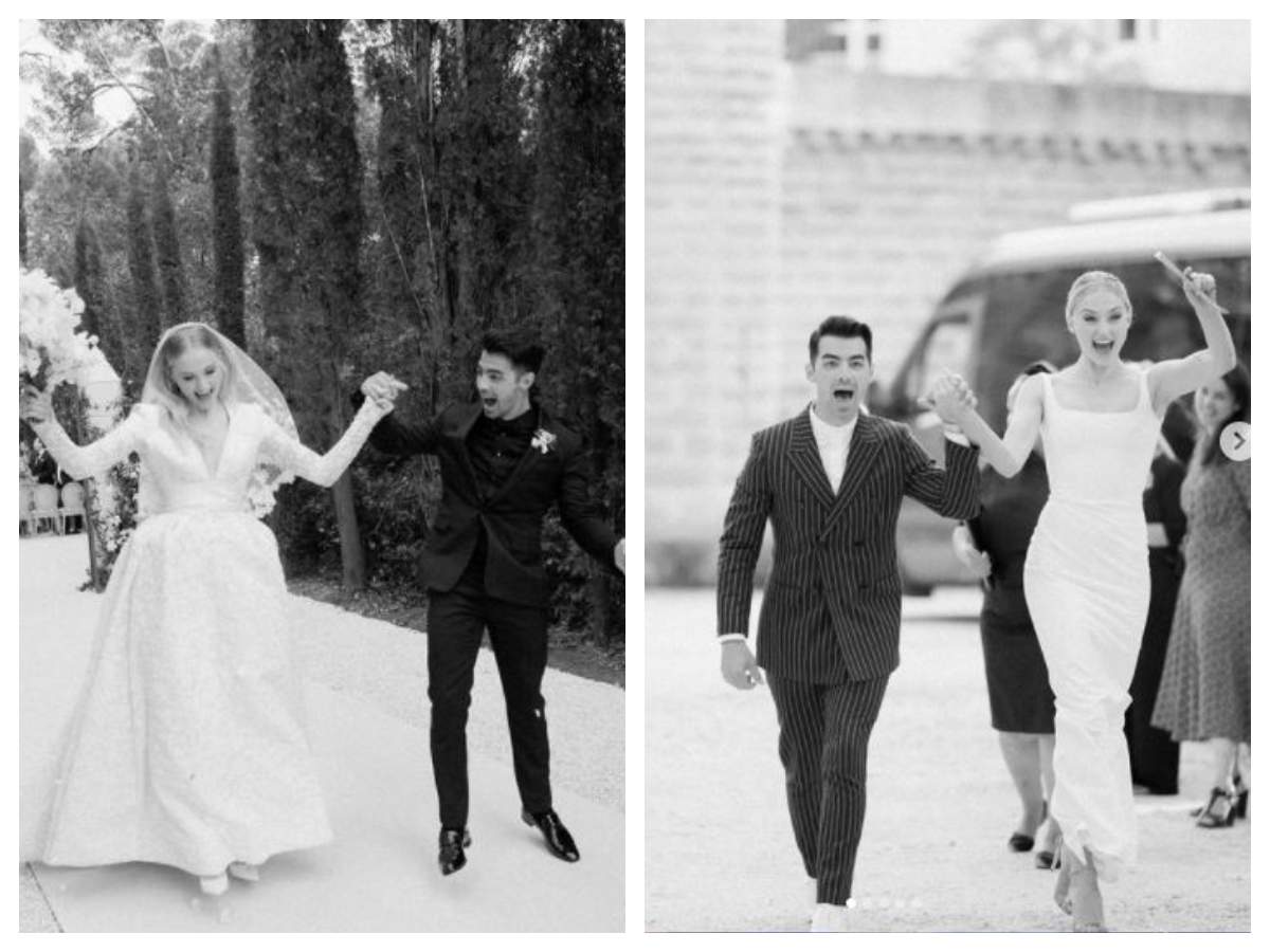 Sophie Turner and Joe Jonas share wedding photo