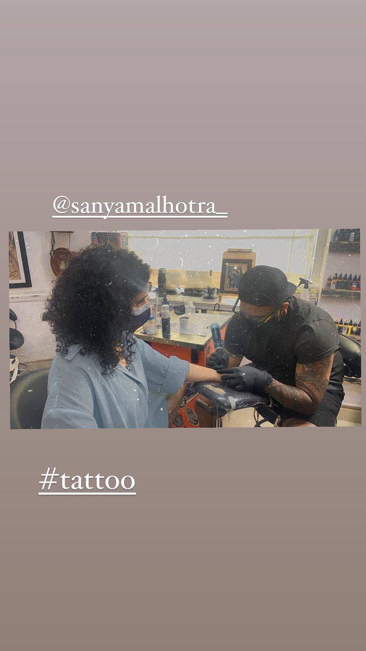 Dangal Buddies Sanya Malhotra and Fatima Shaikh got inked in same tattoos