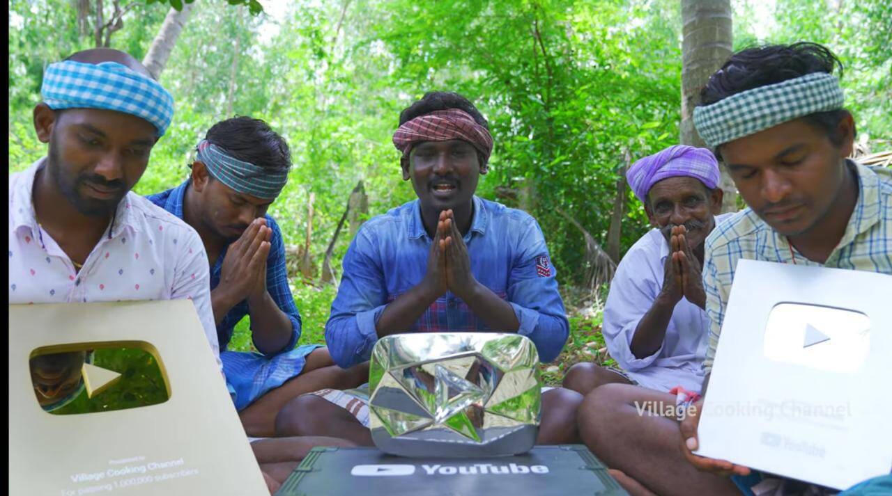 Village Cooking Channel Receives Diamond Play Button From Youtube Donates Rs 10 Lakh To Tamil Nadu Cm Public Relief Fund Chennai News Times Of India