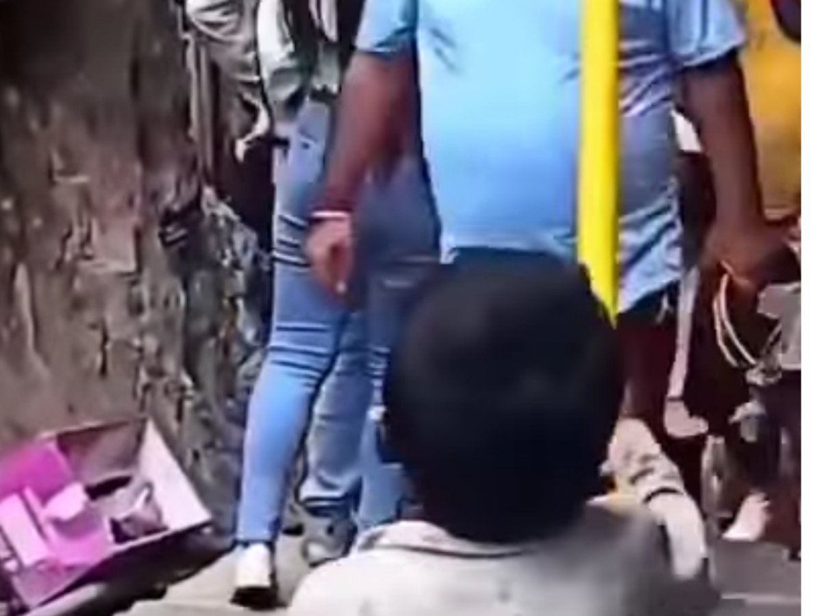 Viral video shows a little boy