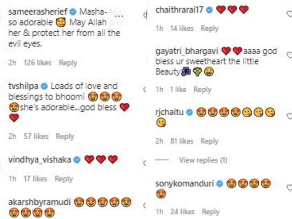 Celebs shower love on Bhoomi