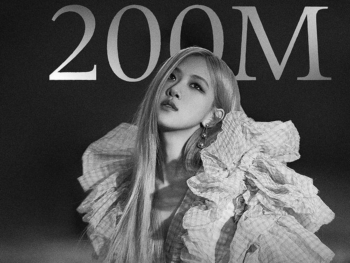 Blackpink Star Rose Becomes First Female K Pop Star To Get 0 Million Hits For Debut Solo Track On The Ground