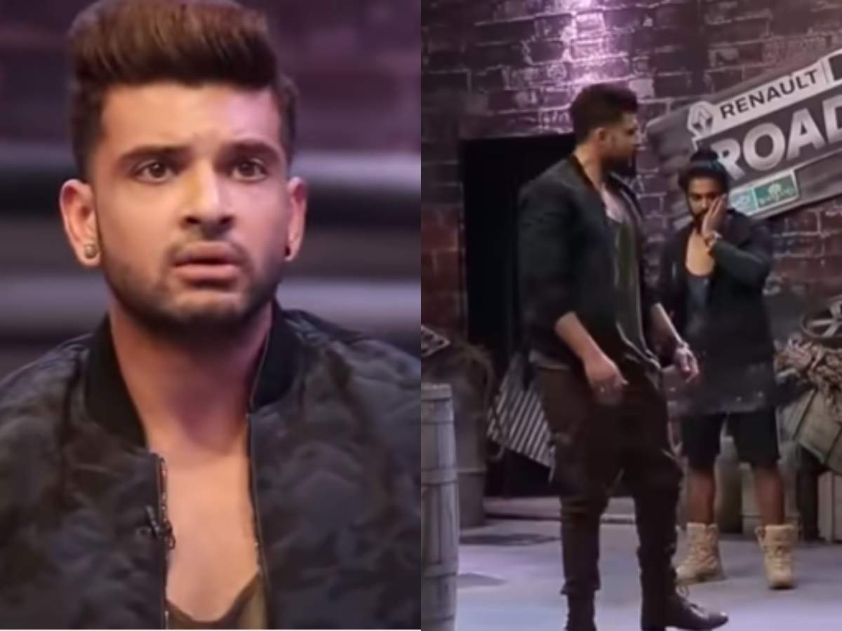 When Karan Kundrra hit a Roadies contestant for slapping his sister;  accused him of double standards - Times of India