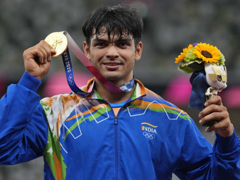 Neeraj Chopra: I wasn't sure of the gold, but knew I had thrown my best |  Tokyo Olympics News - Times of India