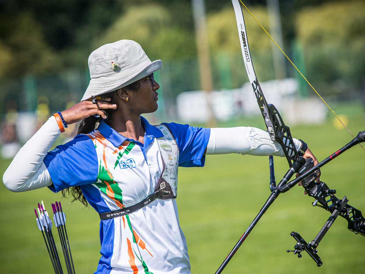 Komalika Bari (Photo courtesy - World Archery's Twitter handle)