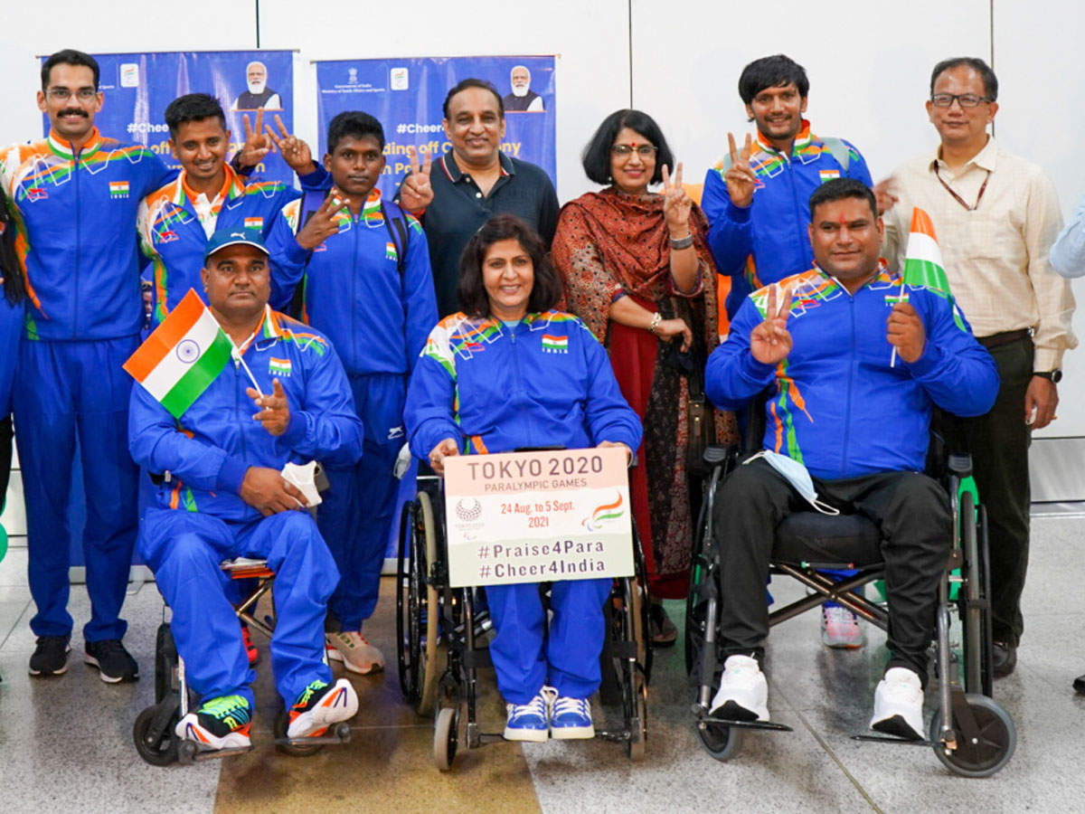 First batch of Indian athletes leaves for Tokyo Paralympics amid