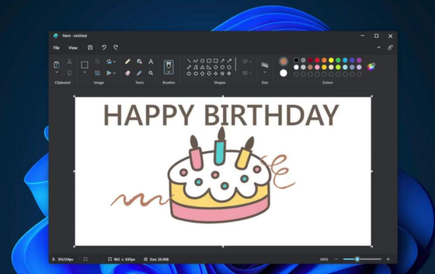 Microsoft's redesigned Paint for Windows 11 will bring improvement to tools and dark mode - Times of India