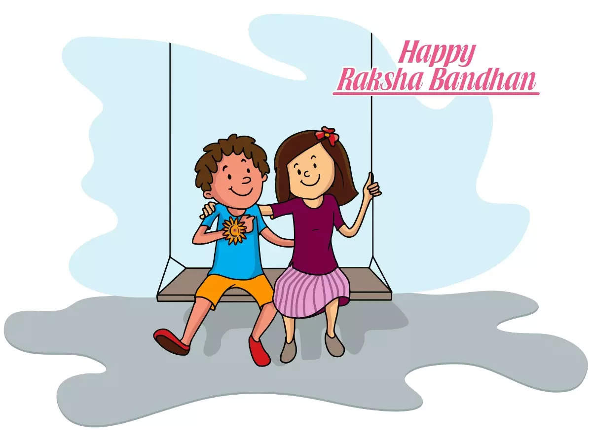 Raksha Bandhan 2022 Cards, Wishes, Messages & Images: Rakhi greeting card  images to share with your siblings | - Times of India
