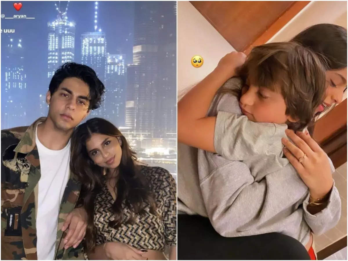 Suhana Khan's cute Rakhi moment with AbRam gets captured by doting