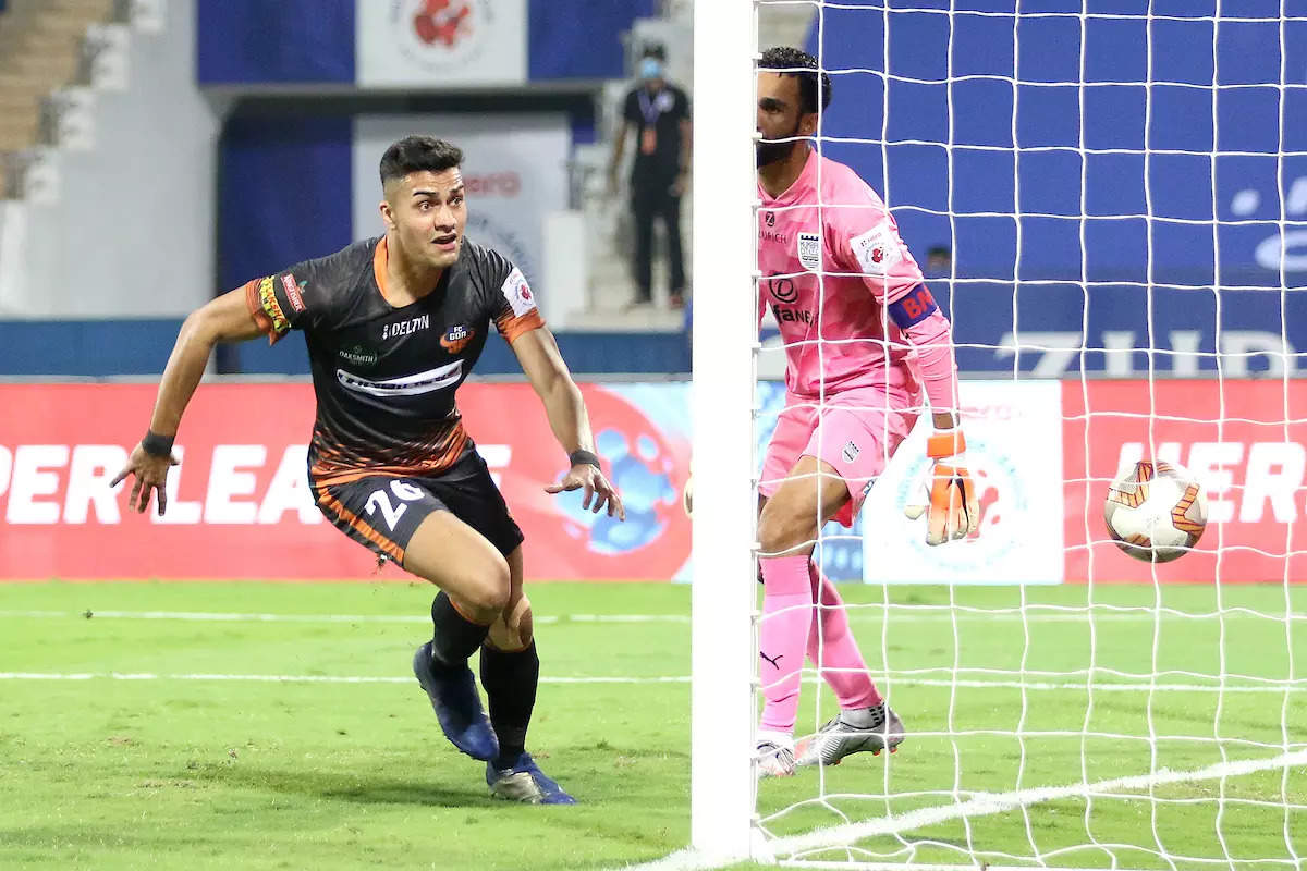 Despite playing only 131 minutes for FC Goa in 11 matches, Ishan Pandita scored four goals 
