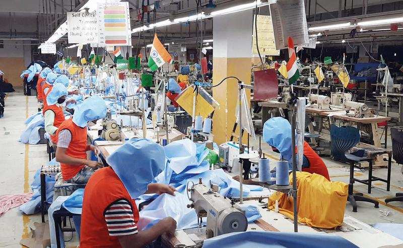 Apparel manufacturers in the city said yarn prices had gone up by 70-80% in India, leading to an increased cost of production