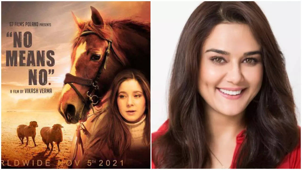 Preity G Zinta On Launching The Poster Of Indo Polish Film No Means No The Storyline Of The Movie Is Very Close To My Heart And Soul Hindi Movie News Times