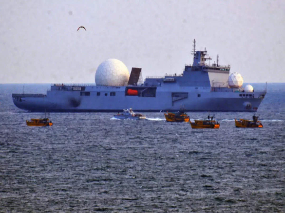 India’s first missile tracking ship in Visakhapatnam (File photo)