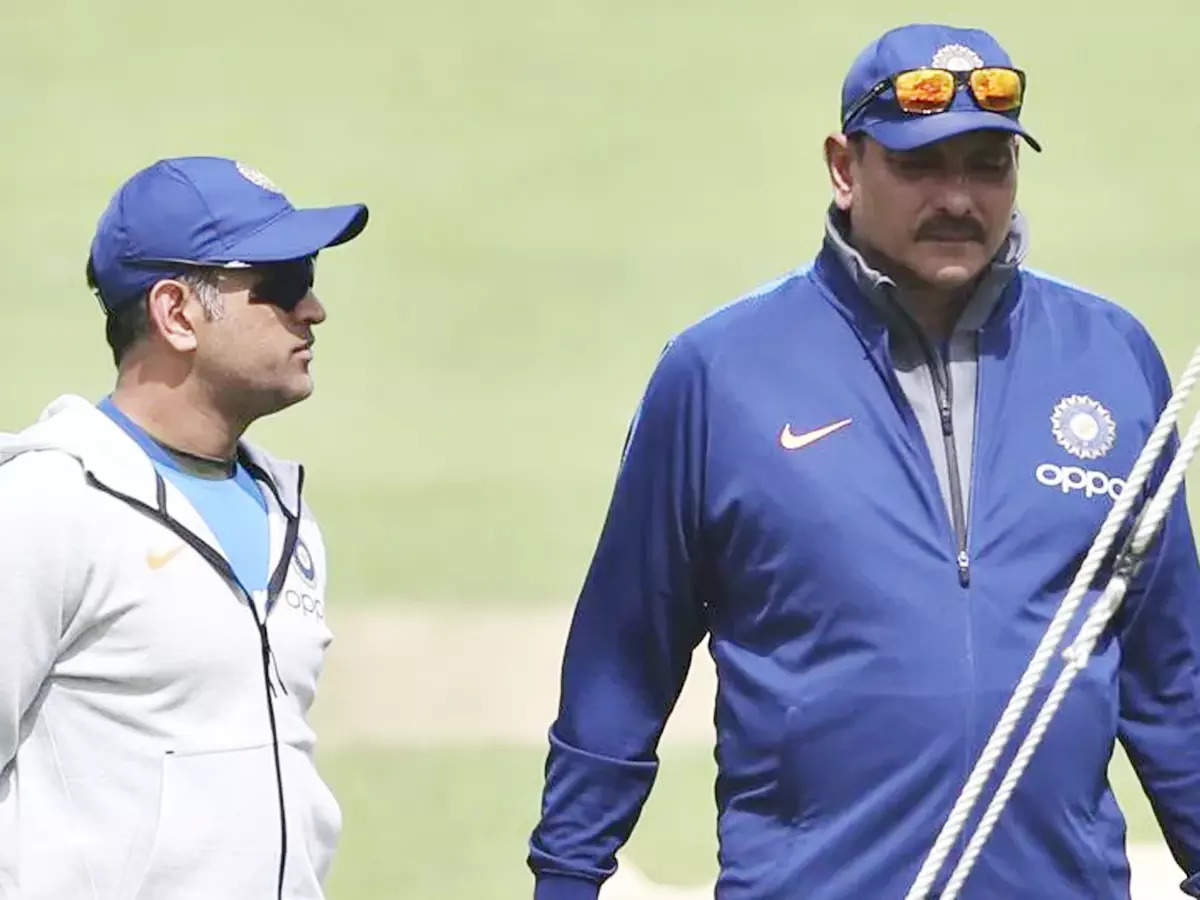 Ravi Shastri: Great to have MS Dhoni on board, says Ravi Shastri | Cricket  News - Times of India