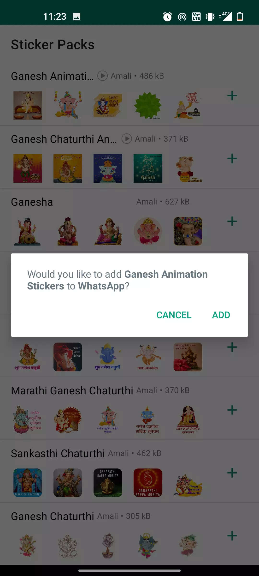 Ganesh Chaturthi 2021 Messages & Greetings: WhatsApp Stickers, SMS