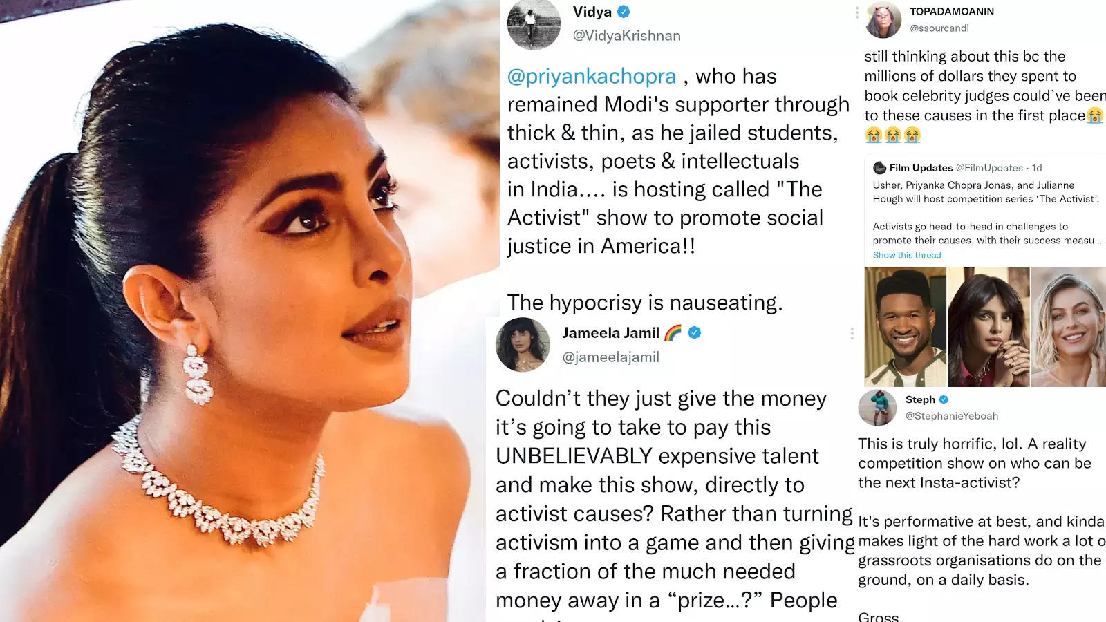 Here's why celebrities and netizens are trolling Priyanka Chopra Jonas' show  'The Activist'! | English Movie News - Hollywood - Times of India