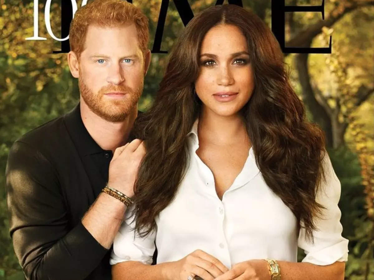 meghan: Prince Harry and Meghan look stunning on the cover of Time magazine - Times of India