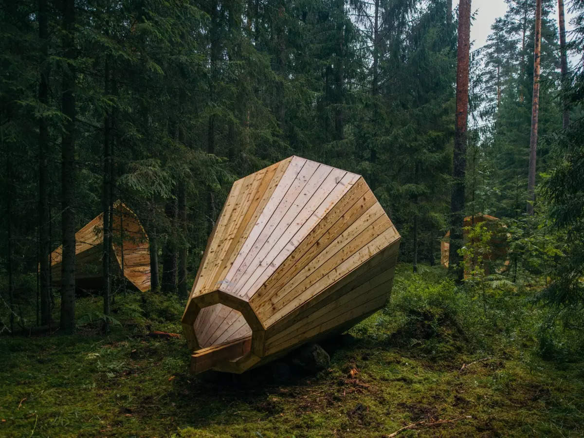 Hear the forest with these megaphones in Estonia!
