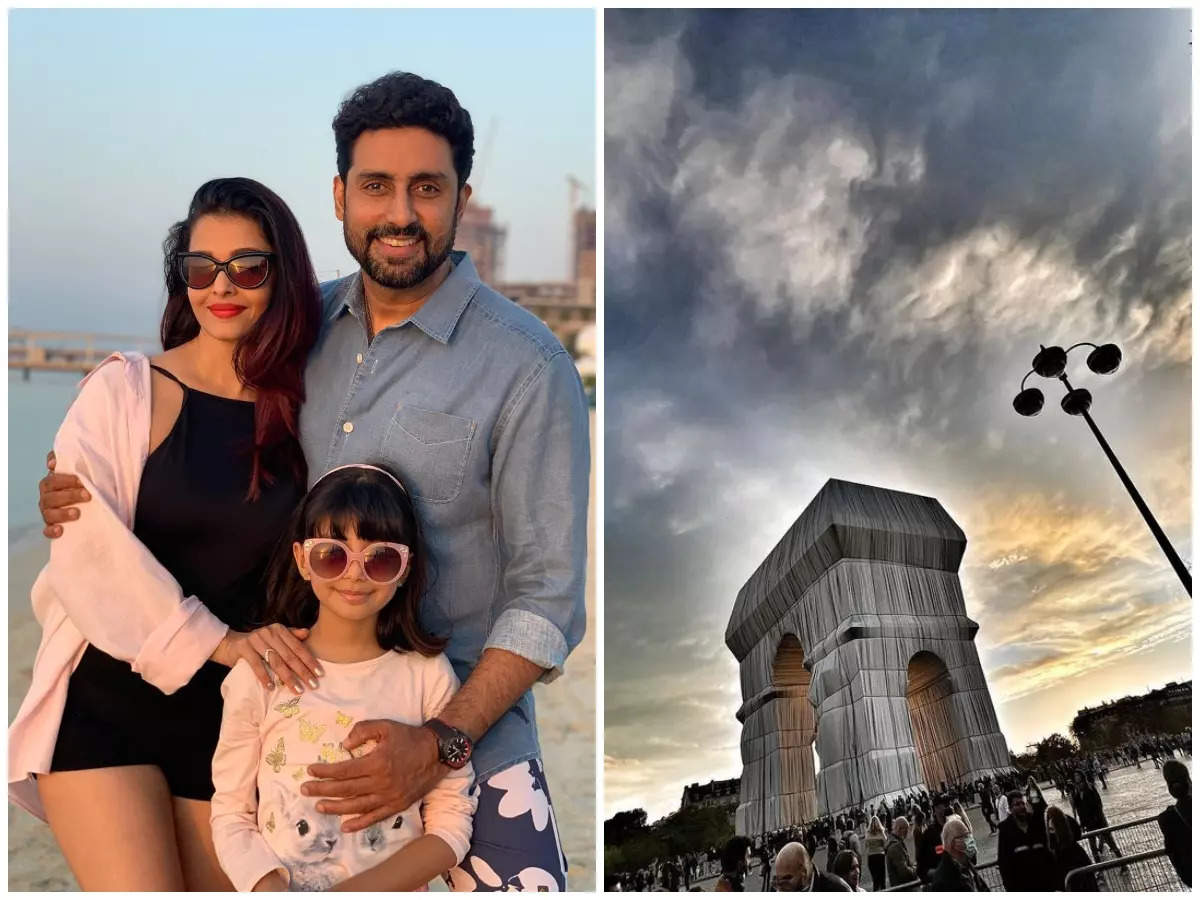 Aishwarya Rai Bachchan Flies To Paris With Abhishek-Aaradhya By