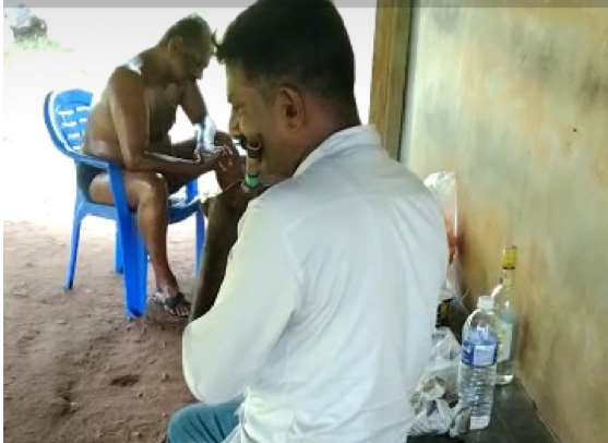 In the controversial video, Somasundaram could be seen to be in a drunken state and sitting in a chair wearing innerwear after an oil massage. 