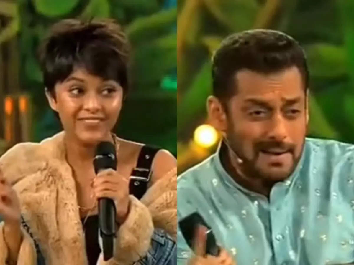 Bigg Boss 15 Manike Mage Hithe Singer Yohani Makes Host Salman Khan Sing Her Viral Song Watch Times Of India