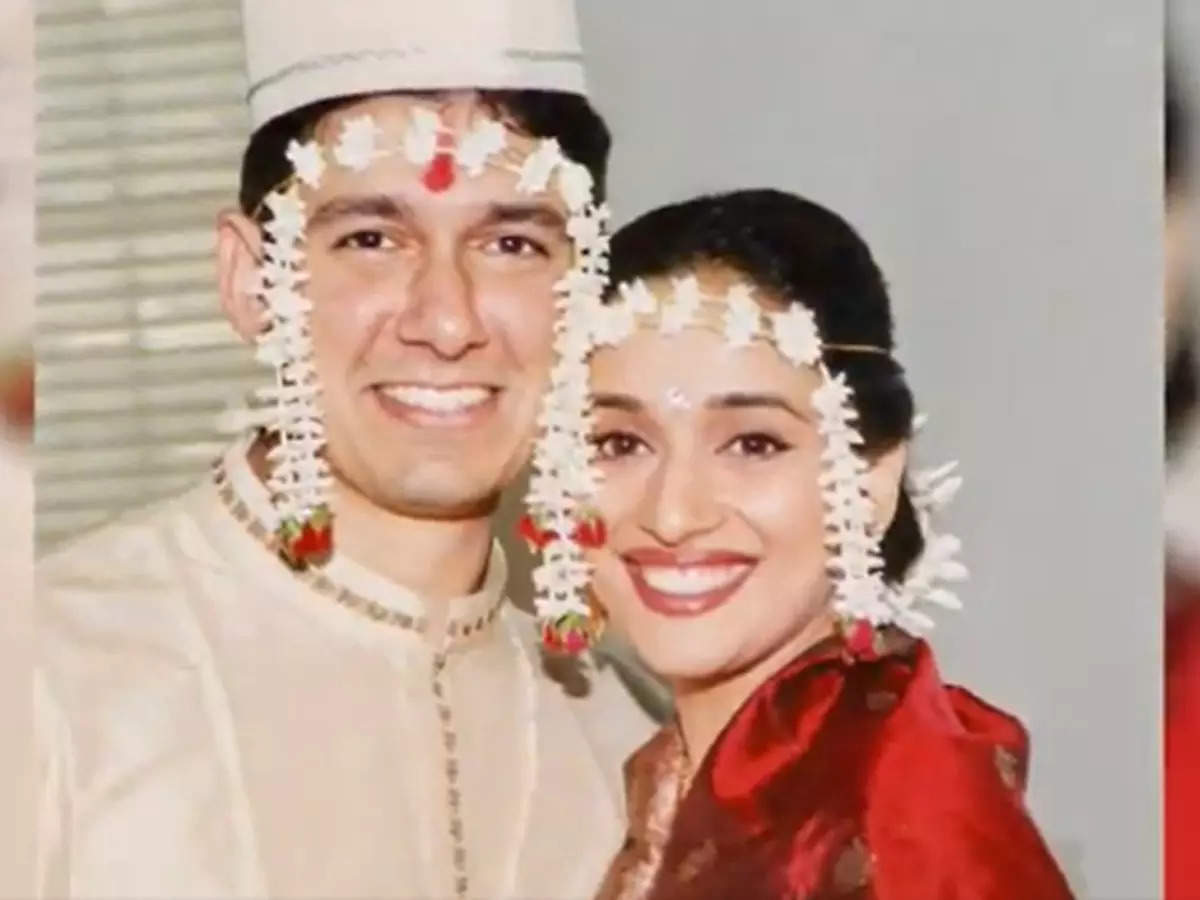 actress madhuri dixit marriage photos