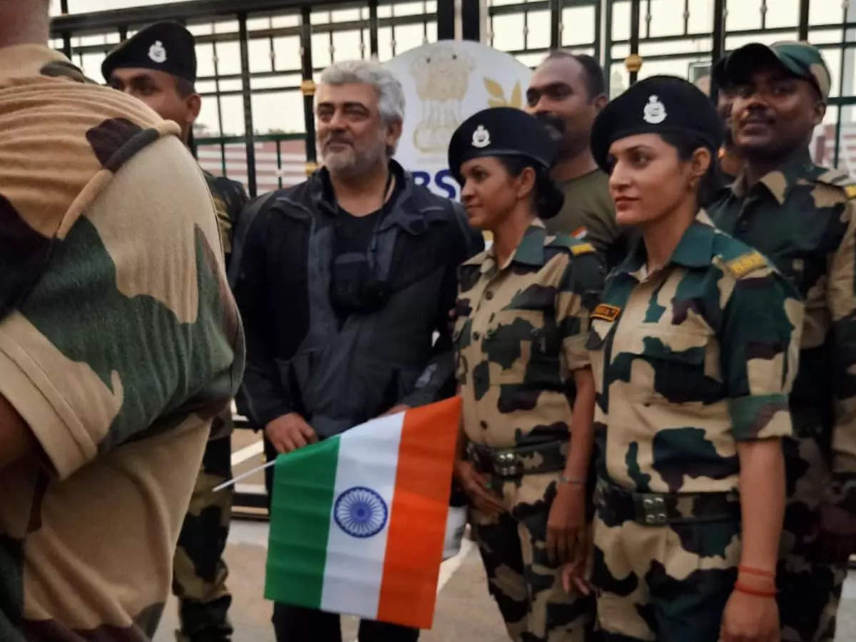 Ajith Drives To India Pakistan Border At Wagah Tamil Movie News Times Of India