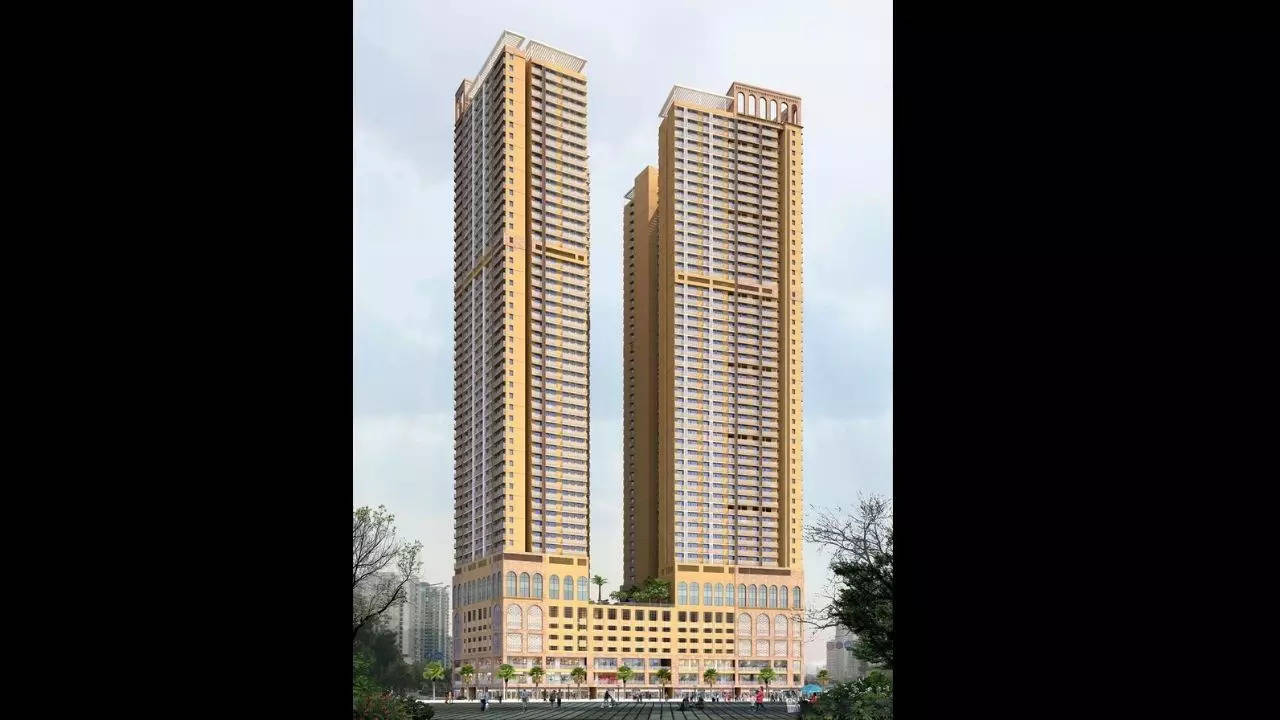 53-storey twin towers will house 1,278 residential flats and 268 commercial shops.