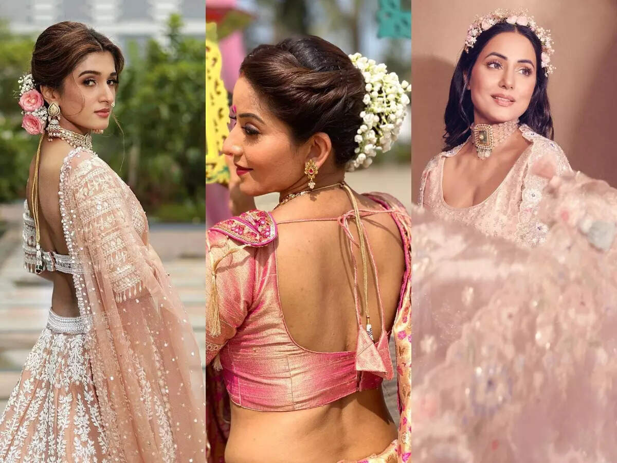 Let the flowers do the talking for your Diwali look - Times of India Let the flowers do the talking for your Diwali look - Times of India
