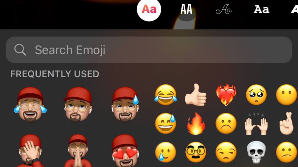 apple emoji stickers