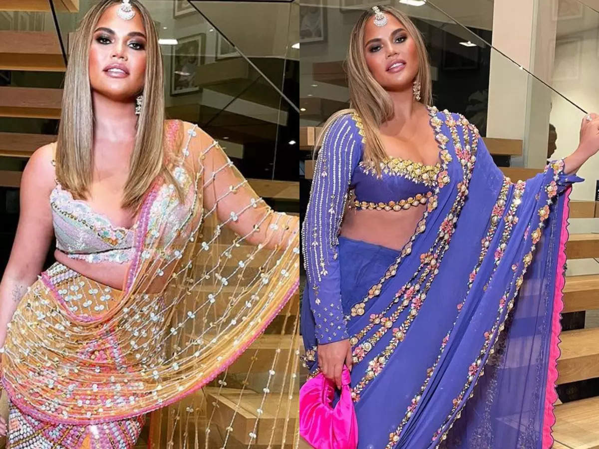 6 x girl’s Bollywood designer sari & blouse & 6 x boys costumes for Diwali