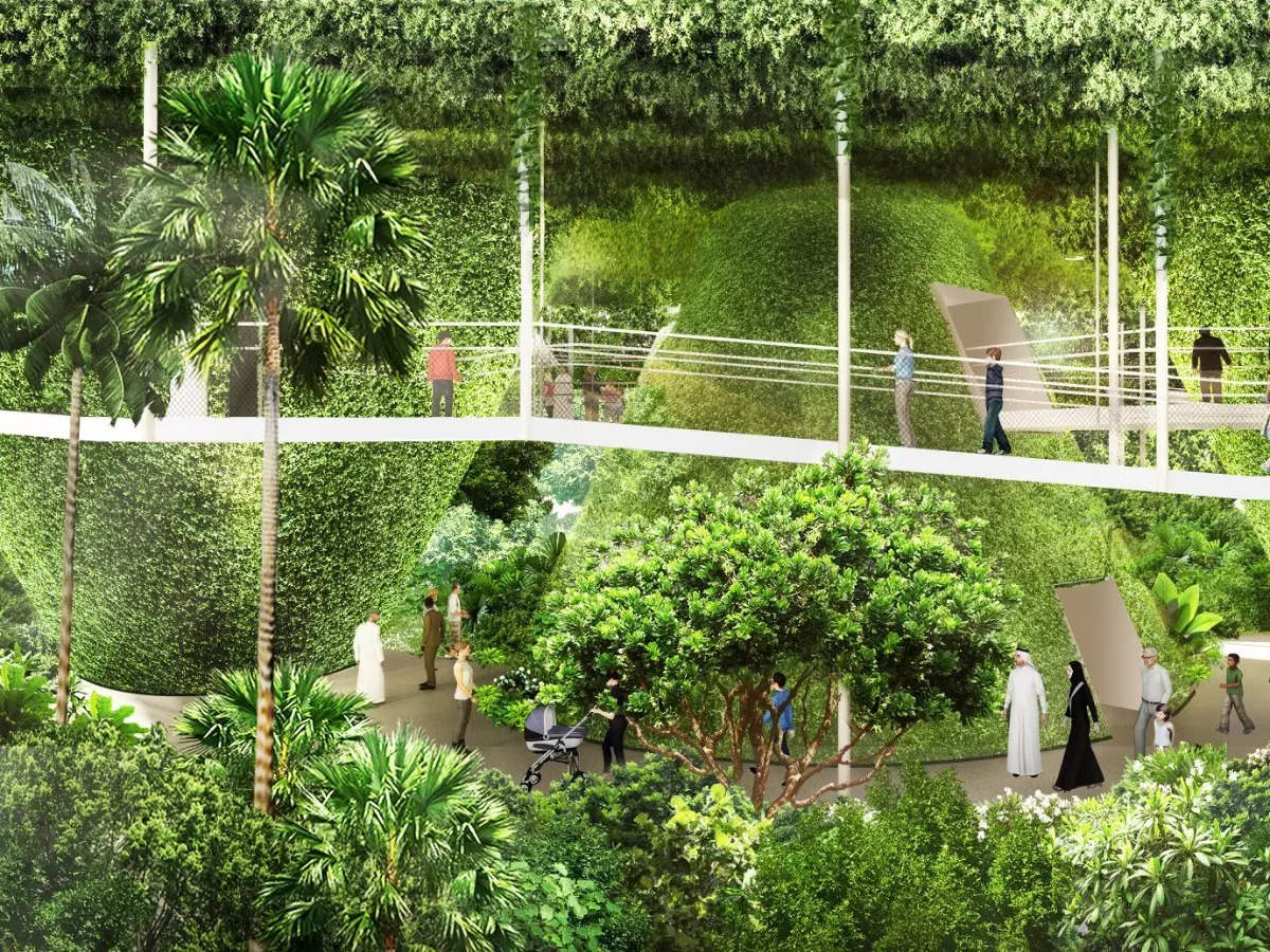 Singapore Pavilion in Dubai Expo 2020 is a magical nature paradise