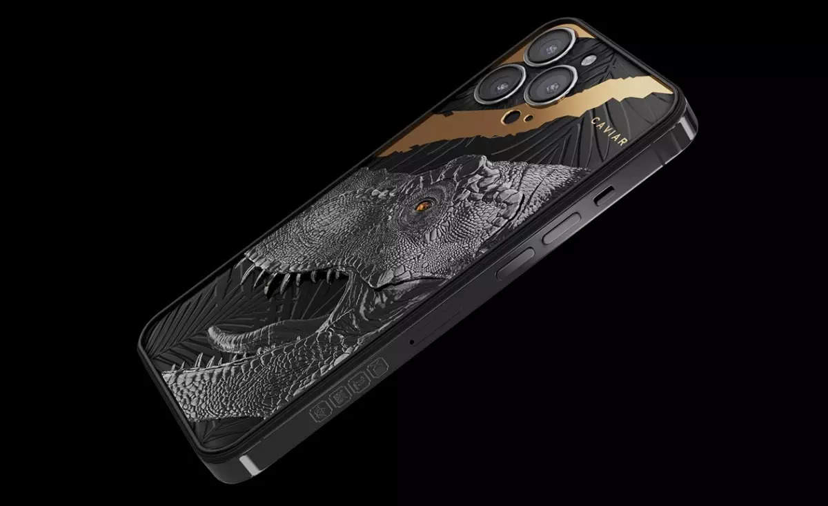 These Iphone Models With T Rex Tooth Fragment Are Selling At Rs 6 7 Lakhs Times Of India