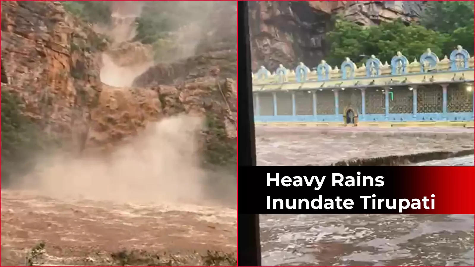 Andhra Pradesh: Heavy rains inundate Tirupati, Chittoor | TOI ...