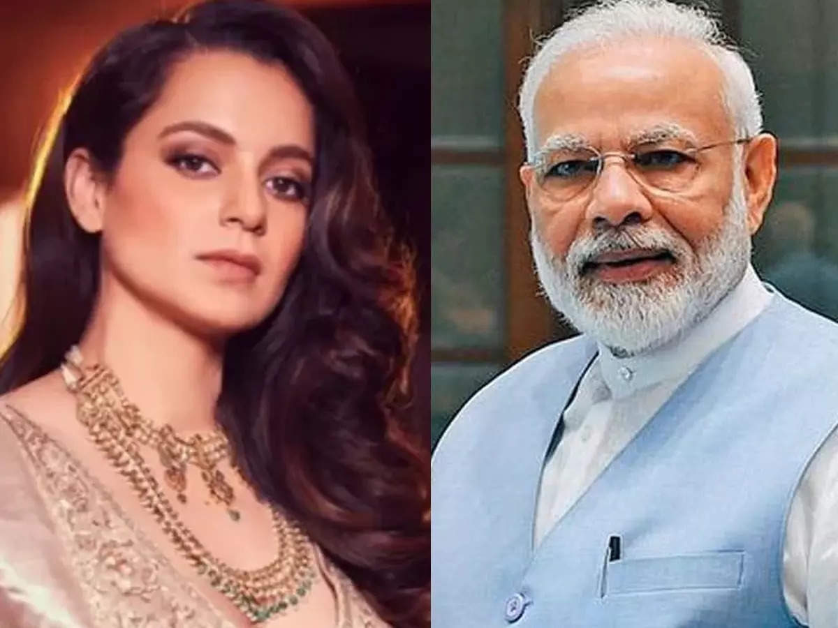 Kangana Ranaut calls PM Narendra Modi&#39;s decision to repeal farm laws &#39;sad,  shameful, absolutely unfair&#39;; says &#39;dictatorship is the only resolution&#39; |  Hindi Movie News - Times of India