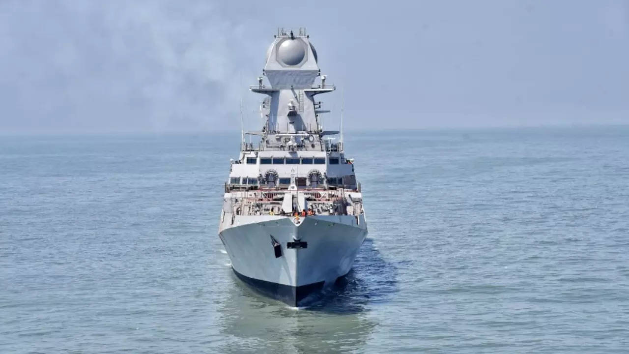 Guided missile destroyer Visakhapatnam to be inducted into Navy: All you  need to know | India News - Times of India